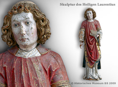 statue des heiligen laurentius