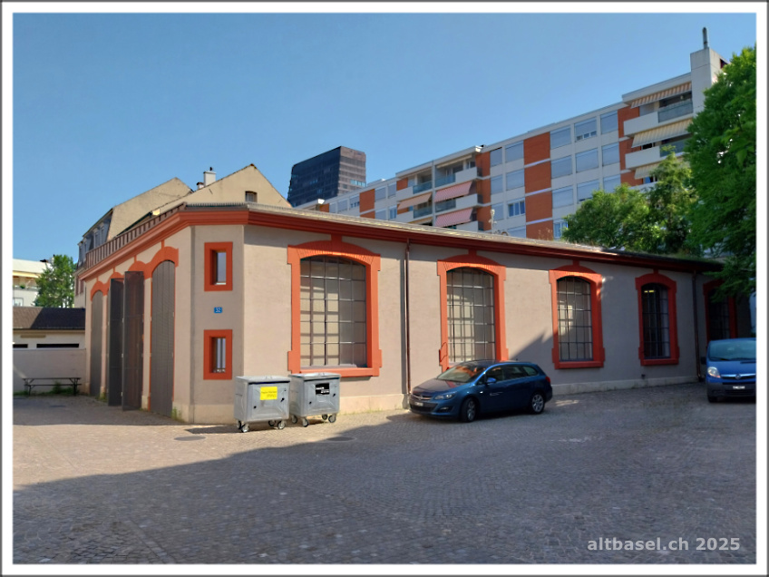 erstes basler tramdepot an der hammerstrasse