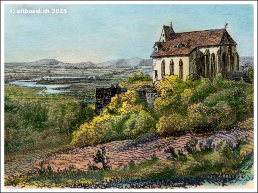 die chrischonakriche auf einem stich um 1850