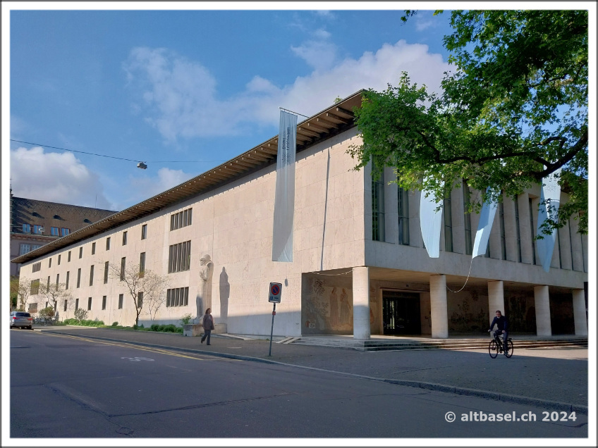 blick vom petersgraben auf das kollegium der uni basel